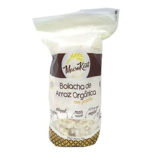 Bolacha de Arroz Orgânica Gergelim - Macrokant - 95g