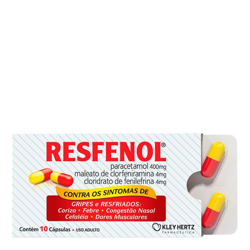 Resfenol Hertz 10 Cápsulas