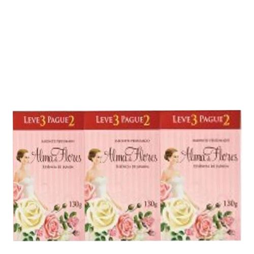 Sabonete Alma de Flores Essência de Baunilha 3 Unidades Sabonete Alma de Flores Essência de Baunilha 3 Unidades