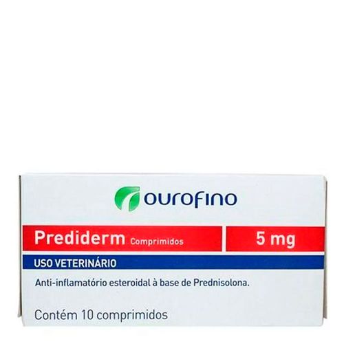 PREDIDERM COMPRIMIDOS 5mg - cx c/ 10 comprimidos PREDIDERM COMPRIMIDOS 5mg - cx c/ 10 comprimidos