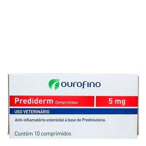 PREDIDERM COMPRIMIDOS 5mg - cx c/ 10 comprimidos