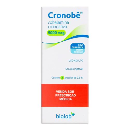 Cronobe Injetável 5000mcg 2 Ampolas