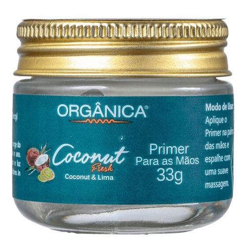 Primer Para as Mãos Orgânica Coconut & Lima 33g Primer Para as Mãos Orgânica Coconut & Lima 33g