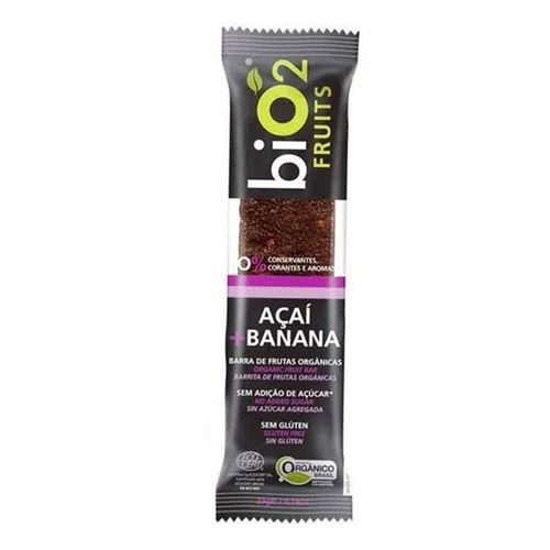 Barra de Frutas biO2 Fruits Açaí + Banana 23g Barra de Frutas biO2 Fruits Açaí + Banana 23g