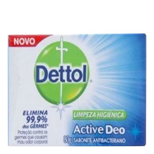 Sabonete Dettol Active Deo - 80g Sabonete Dettol Active Deo - 80g