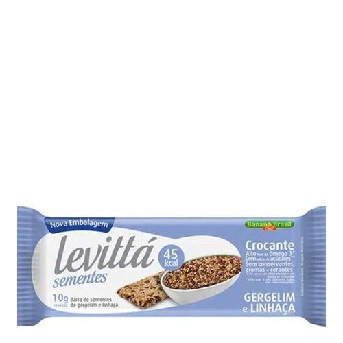 Barra de Sementes Levittá Gergelim e Linhaça 10g Barra de Sementes Levittá Gergelim e Linhaça 10g