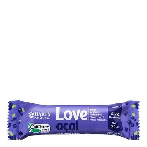 Barra Orgânica Love Acaí - Harts - 35g Barra Orgânica Love Acaí - Harts - 35g