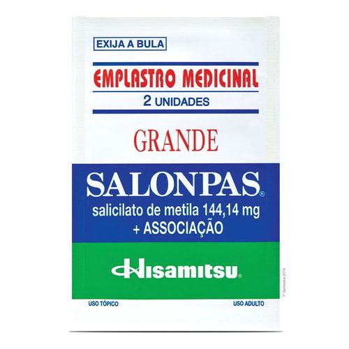 Emplastro Salonpas Grande 2 unidades Emplastro Salonpas Grande 2 unidades