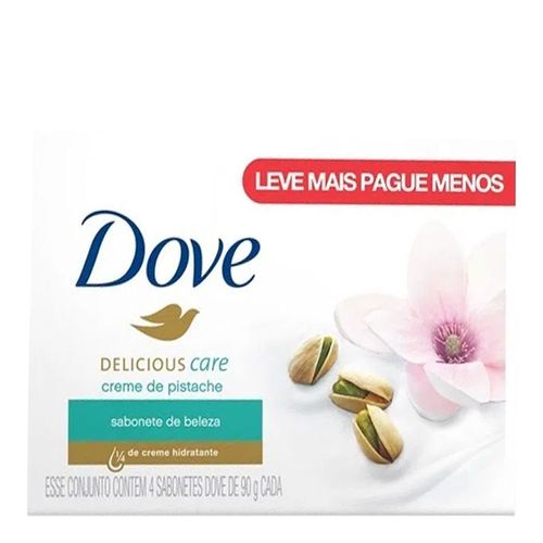Sabonete Dove Pistache 90g C/ 4 Unidades Sabonete Dove Pistache 90g C/ 4 Unidades
