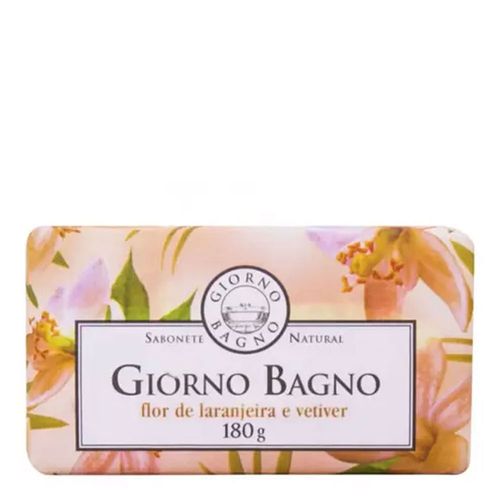 Sabonete em Barra Giorno Bagno Flor de Laranjeira e Vetiver 180g Sabonete em Barra Giorno Bagno Flor de Laranjeira e Vetiver 180g