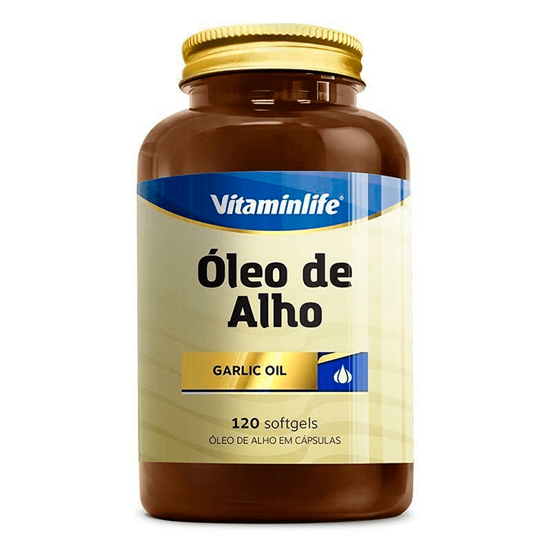 Óleo De Alho Garlic Vitaminlife 120 Cápsulas