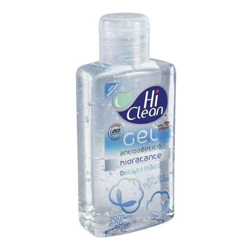 Gel Antisséptico Hidratante Hi Clean Extrato de Algodão 70ml Gel Antisséptico Hidratante Hi Clean Extrato de Algodão 70ml