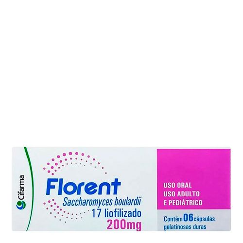 Florent 200mg Cifarma 6 Cápsulas Florent 200mg Cifarma 6 Cápsulas