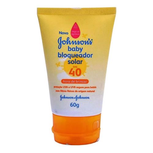 Protetor Solar Johnson's Baby FPS40 60g Protetor Solar Johnson's Baby FPS40 60g