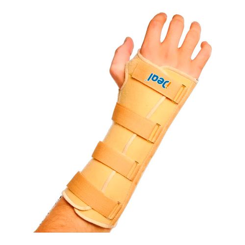 Imobilizador de Pulso Longo (Tala Longa) Bege Direito GG - Ideal Imobilizador de Pulso Longo (Tala Longa) Bege Direito GG - Ideal