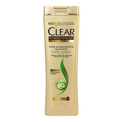 Shampoo Clear Women Fusão Herbal Pós-alisamento Químico Feminino 200ml Shampoo Clear Women Fusão Herbal Pós-alisamento Químico Feminino 200ml
