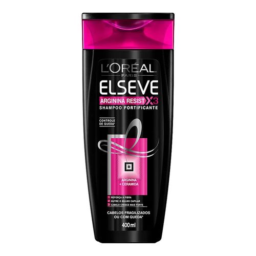 Shampoo Elseve Arginina Resist X3 Homem 400ml Shampoo Elseve Arginina Resist X3 Homem 400ml