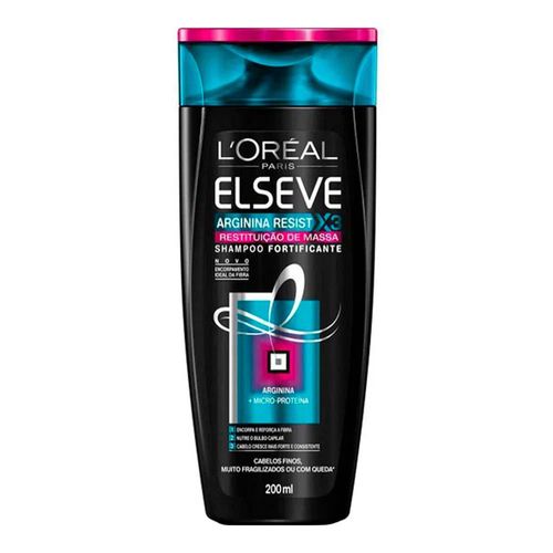 Shampoo Elseve Argx3 Restauração Massa 200ml Shampoo Elseve Argx3 Restauração Massa 200ml