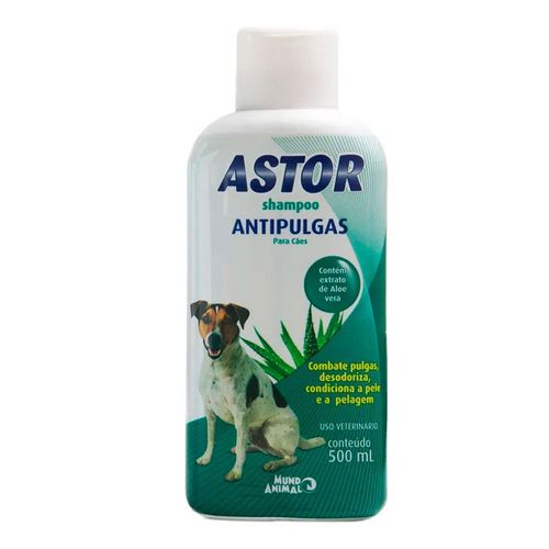 Shampoo Antipulgas Astor Mundo Animal - 500ml Shampoo Antipulgas Astor Mundo Animal - 500ml
