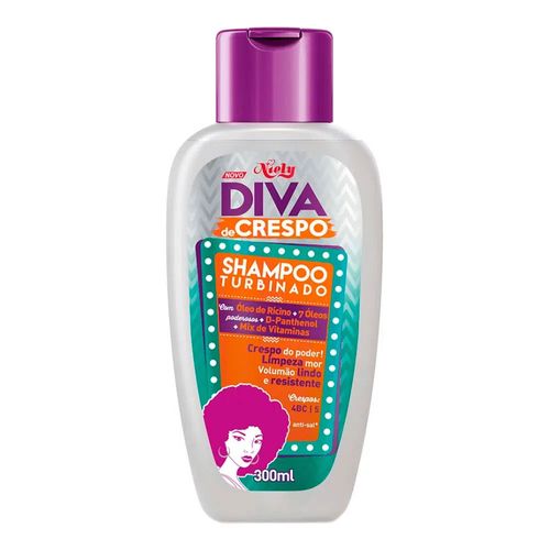 Shampoo Niely Diva de Crespos 300ml Shampoo Niely Diva de Crespos 300ml