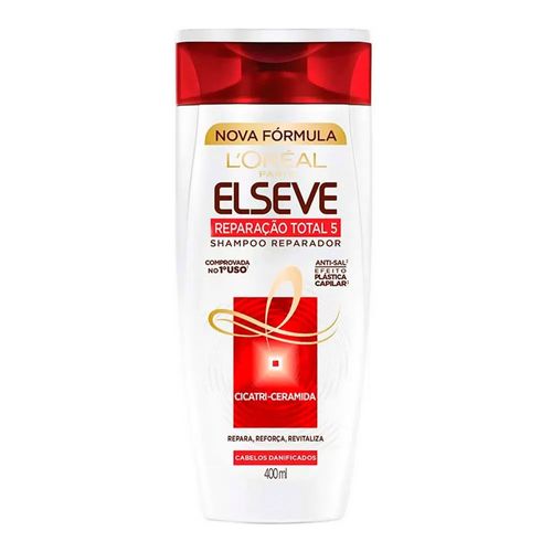 Shampoo Elseve L'Oréal Paris Reparação Total 5+ 400ml Shampoo Elseve L'Oréal Paris Reparação Total 5+ 400ml