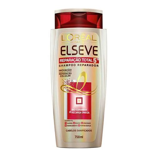 Shampoo Elseve Reparação Total 5 Química Shampoo Elseve Reparação Total 5 Química