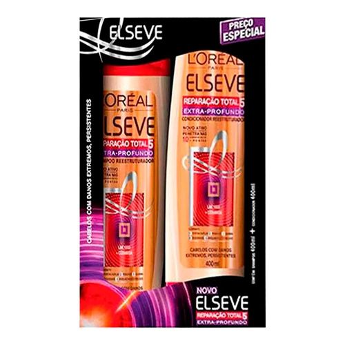 Shampoo Elseve Rt5 Extra Profundo 400ml + Condicionador 200ml Shampoo Elseve Rt5 Extra Profundo 400ml + Condicionador 200ml