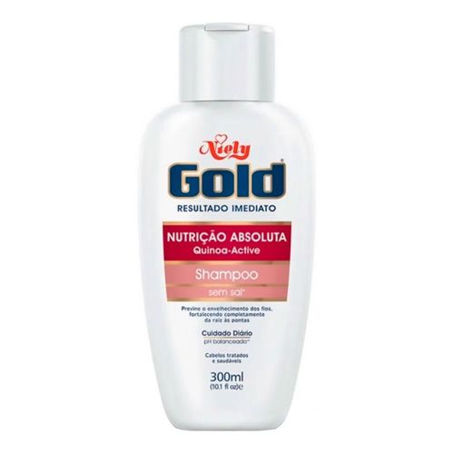 Shampoo Niely Gold Nutrição Absoluta 300ml