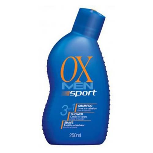 Shampoo OX Men Sport 3 em 1 250ml