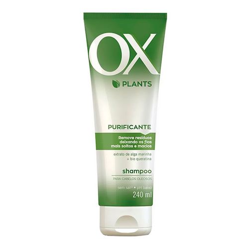 Shampoo OX Plants Purificante 240ml Shampoo OX Plants Purificante 240ml