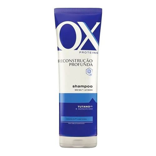 Shampoo OX Proteins Reconstrução Profunda 400ml Shampoo OX Proteins Reconstrução Profunda 400ml