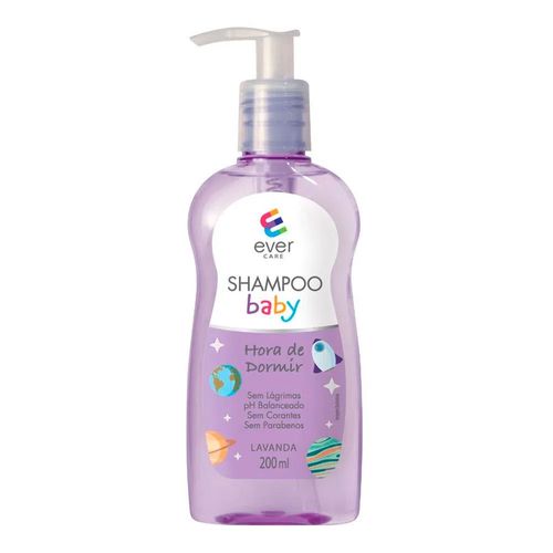 Shampoo Ever Care Baby Hora De Dormir Lavanda 200ml Shampoo Ever Care Baby Hora De Dormir Lavanda 200ml