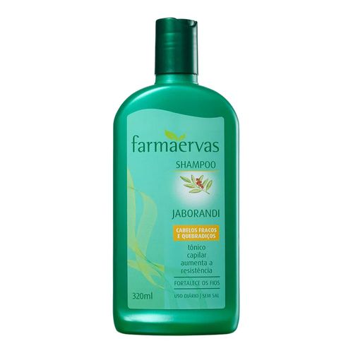 Shampoo Farmaervas Jaborandi Cabelos Danificados 320ml Shampoo Farmaervas Jaborandi Cabelos Danificados 320ml