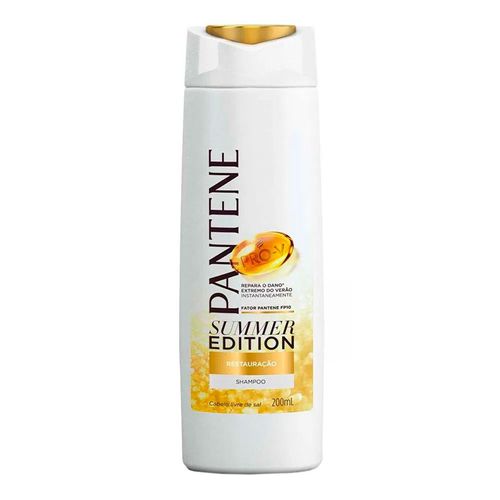 Shampoo Pantene Summer Edition Restauração 200ml Shampoo Pantene Summer Edition Restauração 200ml