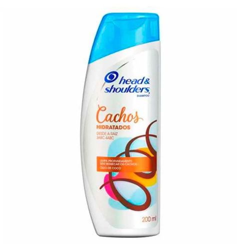 Shampoo Head & Shoulders Cachos Hidratados Óleo De Coco 200ml