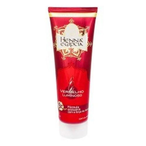 Shampoo Henna Egípcia Vermelho Luminoso 250ml