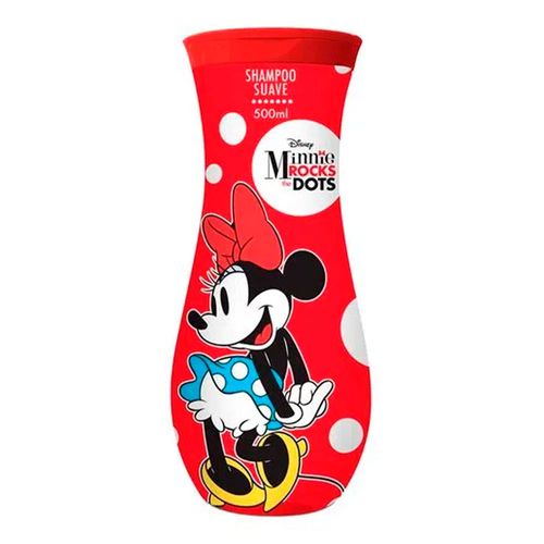 Shampoo Infantil Minnie Rocks The Dots Suave 500ml Shampoo Infantil Minnie Rocks The Dots Suave 500ml