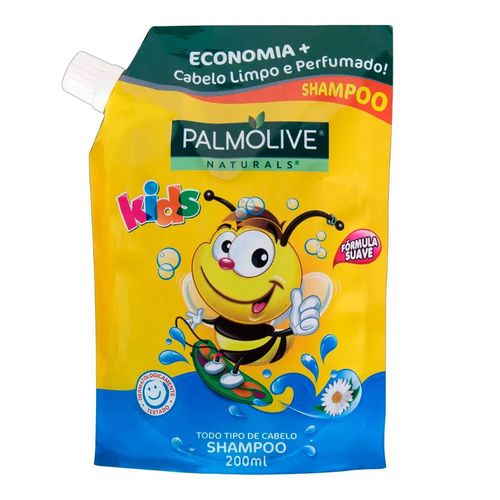 Shampoo Infantil Palmolive Naturals Kids Todo Tipo de Cabelo Refil 200ml Shampoo Infantil Palmolive Naturals Kids Todo Tipo de Cabelo Refil 200ml