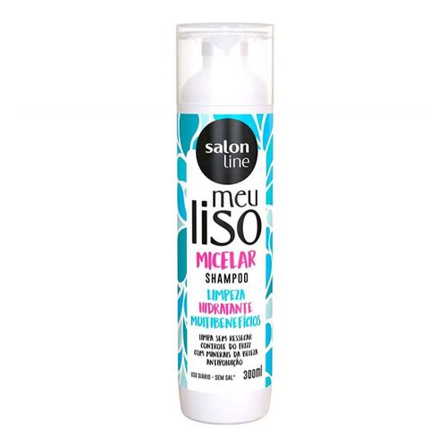 Shampoo Salon Line Meu Liso Micelar Limpeza Hidratante 300ml Shampoo Salon Line Meu Liso Micelar Limpeza Hidratante 300ml