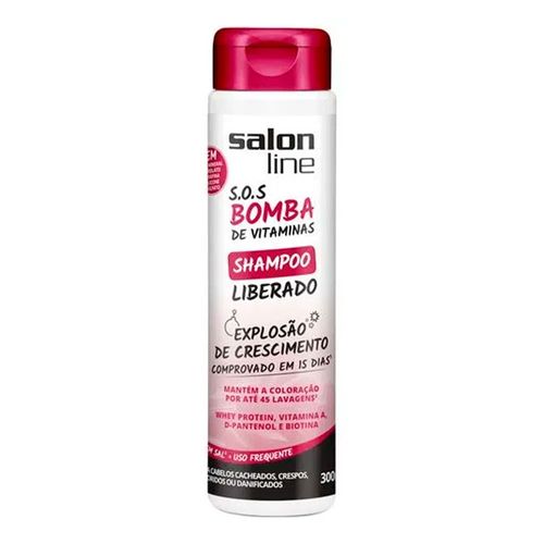 Shampoo Salon Line S.O.S Bomba de Vitaminas Liberado 300ml Shampoo Salon Line S.O.S Bomba de Vitaminas Liberado 300ml