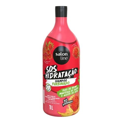 Shampoo Salon Line SOS Hidratação Turbinada 1l Shampoo Salon Line SOS Hidratação Turbinada 1l