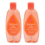 Shampoo Johnson's Baby Cabelos Cacheados 200ml 2 Unidades