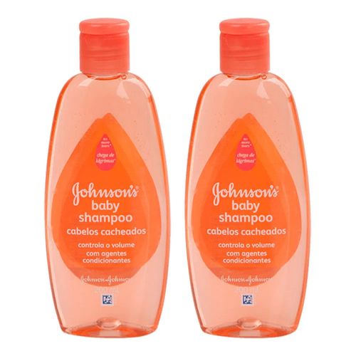 Shampoo Johnson's Baby Cabelos Cacheados 200ml 2 Unidades Shampoo Johnson's Baby Cabelos Cacheados 200ml 2 Unidades