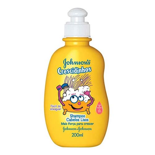 Shampoo Johnson's Crescidinhos Lisos 200ml Shampoo Johnson's Crescidinhos Lisos 200ml