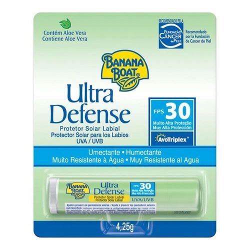 Protetor Solar Labial Banana Boat Ultra Defense FPS 30 4,25g Protetor Solar Labial Banana Boat Ultra Defense FPS 30 4,25g