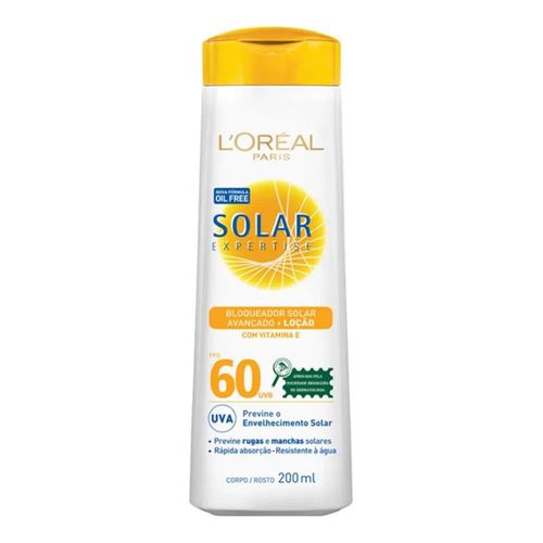 Protetor Solar Loreal Expertise FPS 60 200ml Protetor Solar Loreal Expertise FPS 60 200ml
