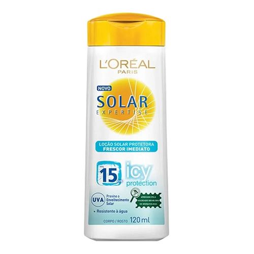 Protetor Solar Lorèal Paris Expertise Icy FPS15 120ml Protetor Solar Lorèal Paris Expertise Icy FPS15 120ml