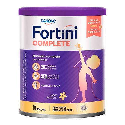 Suplemento Alimentar Infantil Milnutri Complete Baunilha 800g