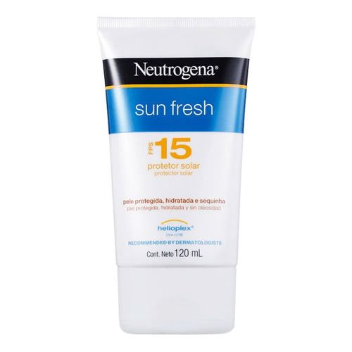 Protetor Solar Neutrogena Sun Fresh FPS 15 120ml Protetor Solar Neutrogena Sun Fresh FPS 15 120ml