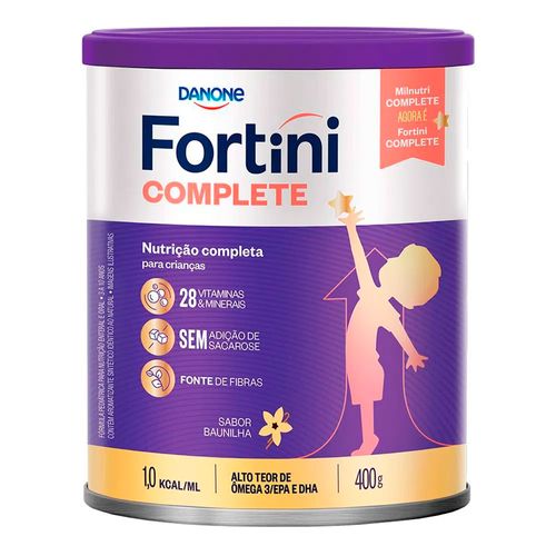 Suplemento Infantil Milnutri Complete Baunilha 400g